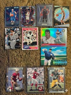 Wow 😮!! Multi-Sport Trading Card Backs Bundle - 12 Cards  (NFL, NBA, MLB Legends)