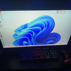 Gaming Pc And monitor 