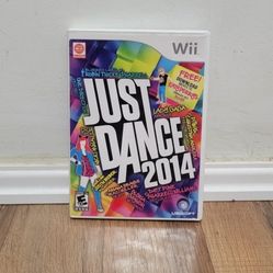Nintendo Wii Just Dance 2014 Game 