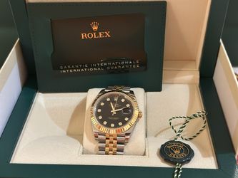 2023 Rolex Date Just Jublee Black Dial Diamond