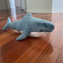 An IKEA Shark 🦈 Stuffed Toy.