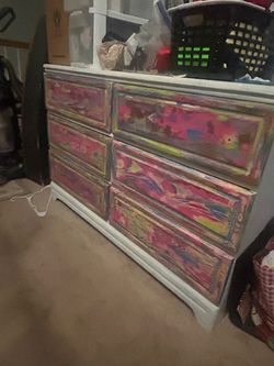 Wooden dresser