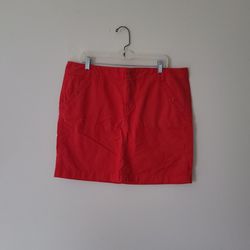 Bright Red Skirt 