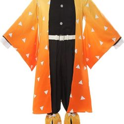 Zentisu Tanjiro Cosplay Adult Giyuu Tomioka Outfit Shinobu Anime Halloween Costume Xxl