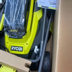 Ryobi 40-Volt 18 in. 2-in-1 Cordless Battery Walk Behind Push Lawn Mower with 6.0 Ah Battery and Charger