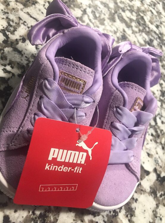 aankleden Stewart Island overdracht PUMA Kinder-fit baby girl size 4 suede shoes BRAND NEW for Sale in Wylie,  TX - OfferUp
