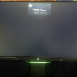 25 Inch Hp Gaming Monitor & Rzer Gaming Pad 