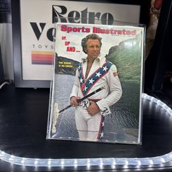 Evel Knievel 1974 Sept 2 SPORTS ILLUSTRATED Magazine Snake River Canyon VG+