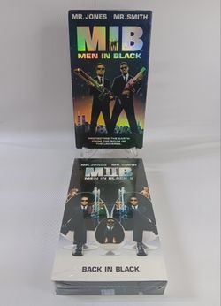 Men In Black VHS &MIB II VHS Brand New Factory Sealed NOS