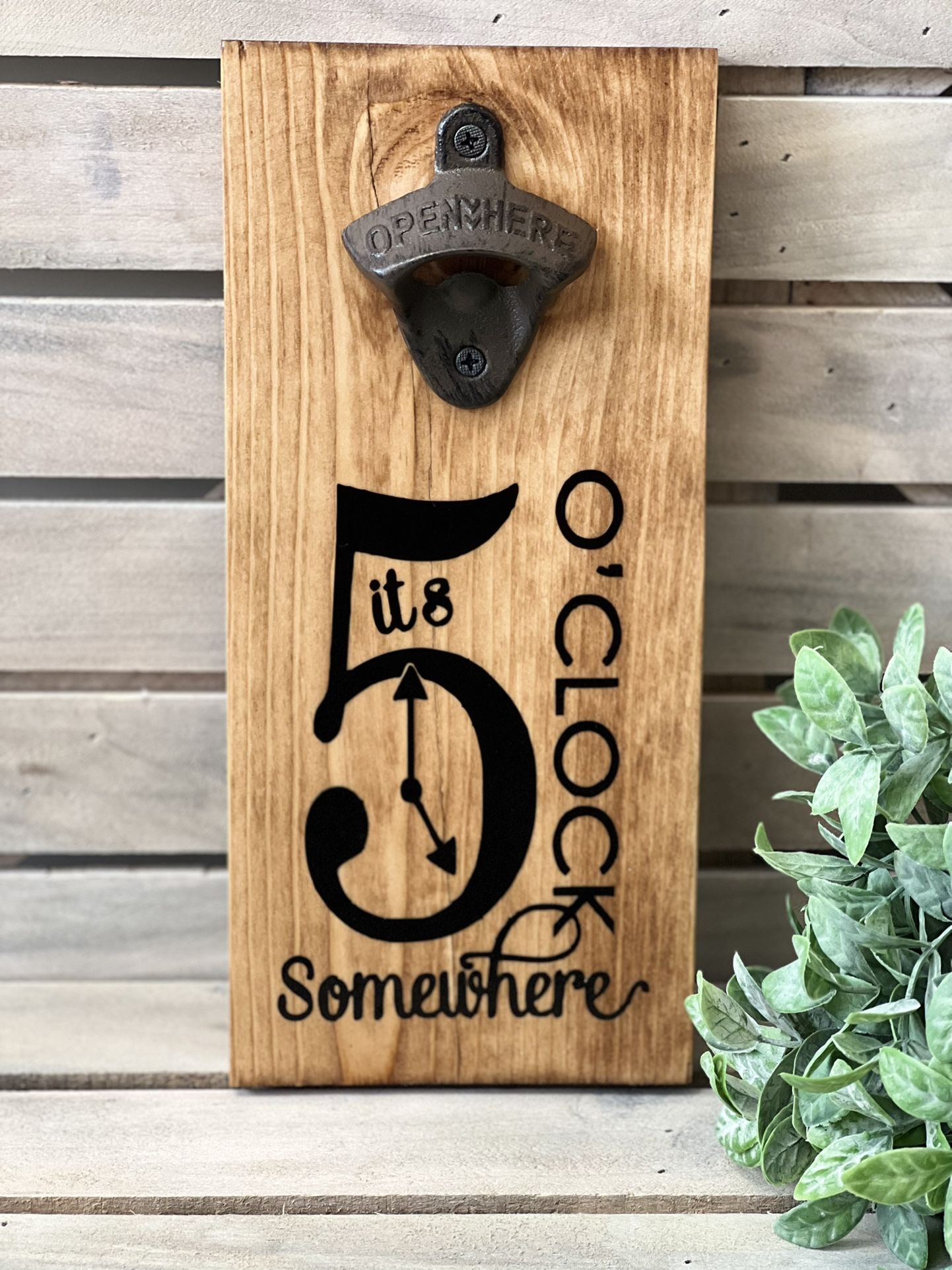 Wall Mounted Bottle Opener