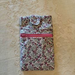 Phone Pouch - 3 3/4” X 6” - New- Zipper Pocket 