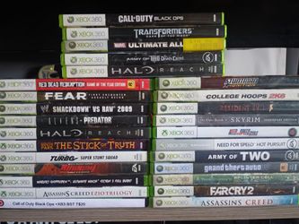 Xbox 360 big lot of games (Read the description)