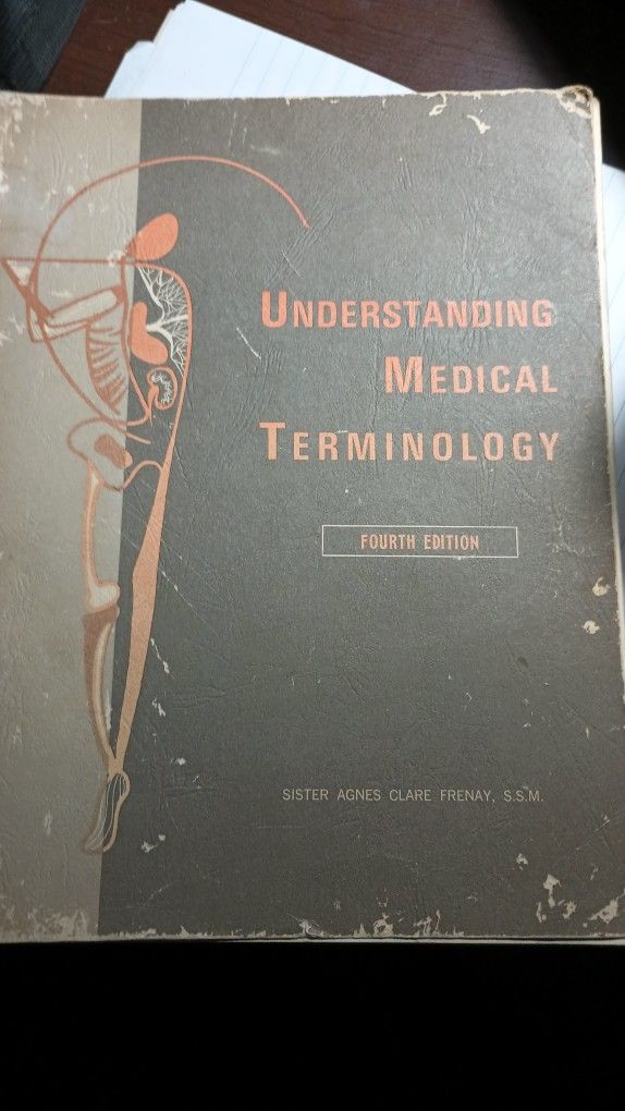 Medical Terminology Book.