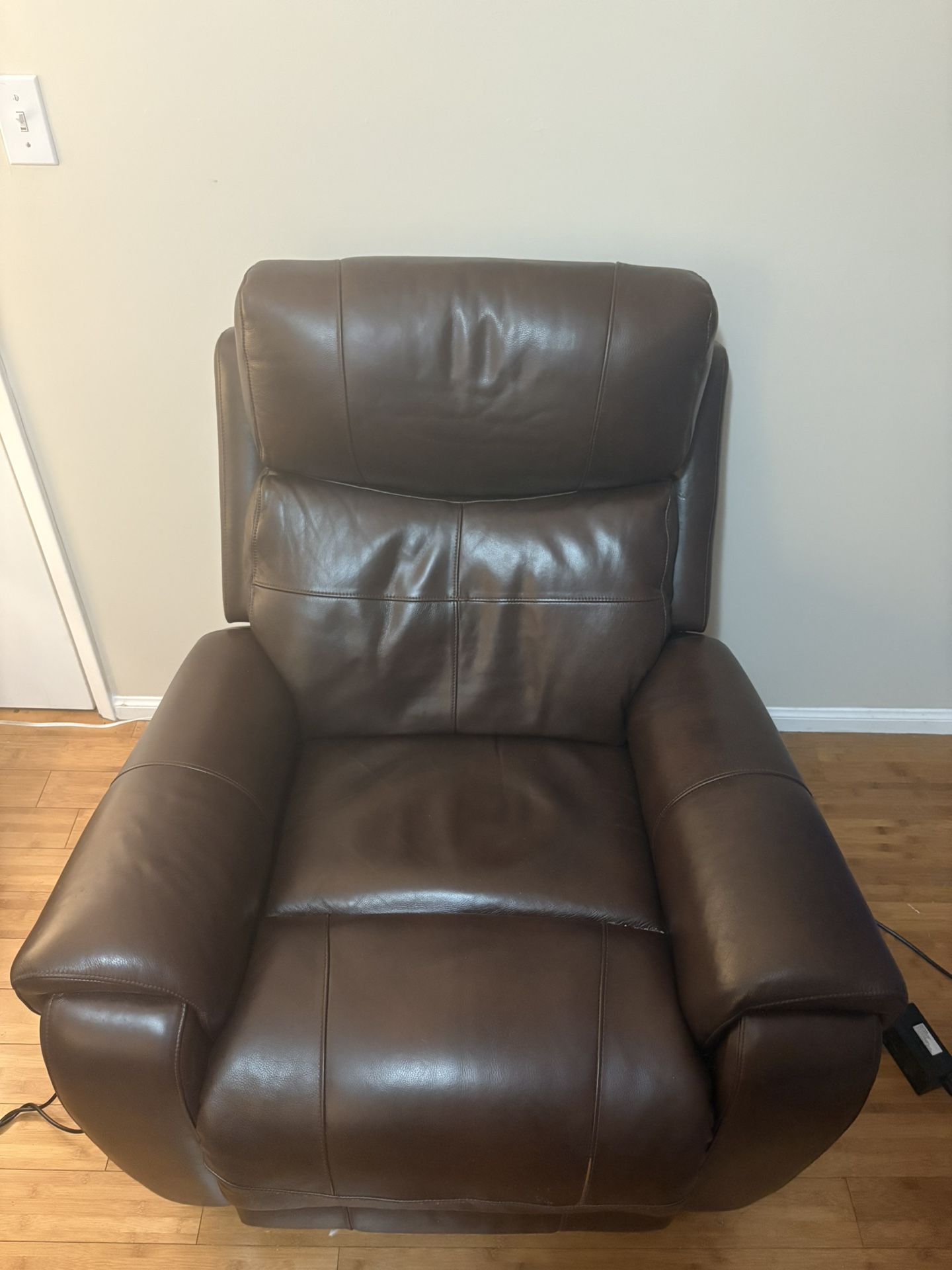 Carl Leather Power Lift Recliner