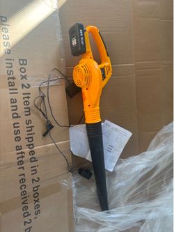 Leaf blower and charger