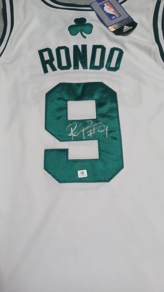 Rajon Rondo Boston Celtics Autographed Signed Jersey Boston Celtics COA