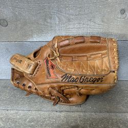 Vintage MacGregor G2F Hatchback Softball Glove 12" RHT  Leather Bill Buckner