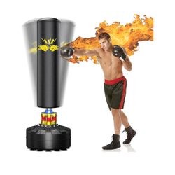 Brand New In The Box Jsepui Boxing Punching Bag with Stand Adult 70'', Heavy Punching Bag with Base, Stand Up Punching Bag Adult, Suction Cup for Adul