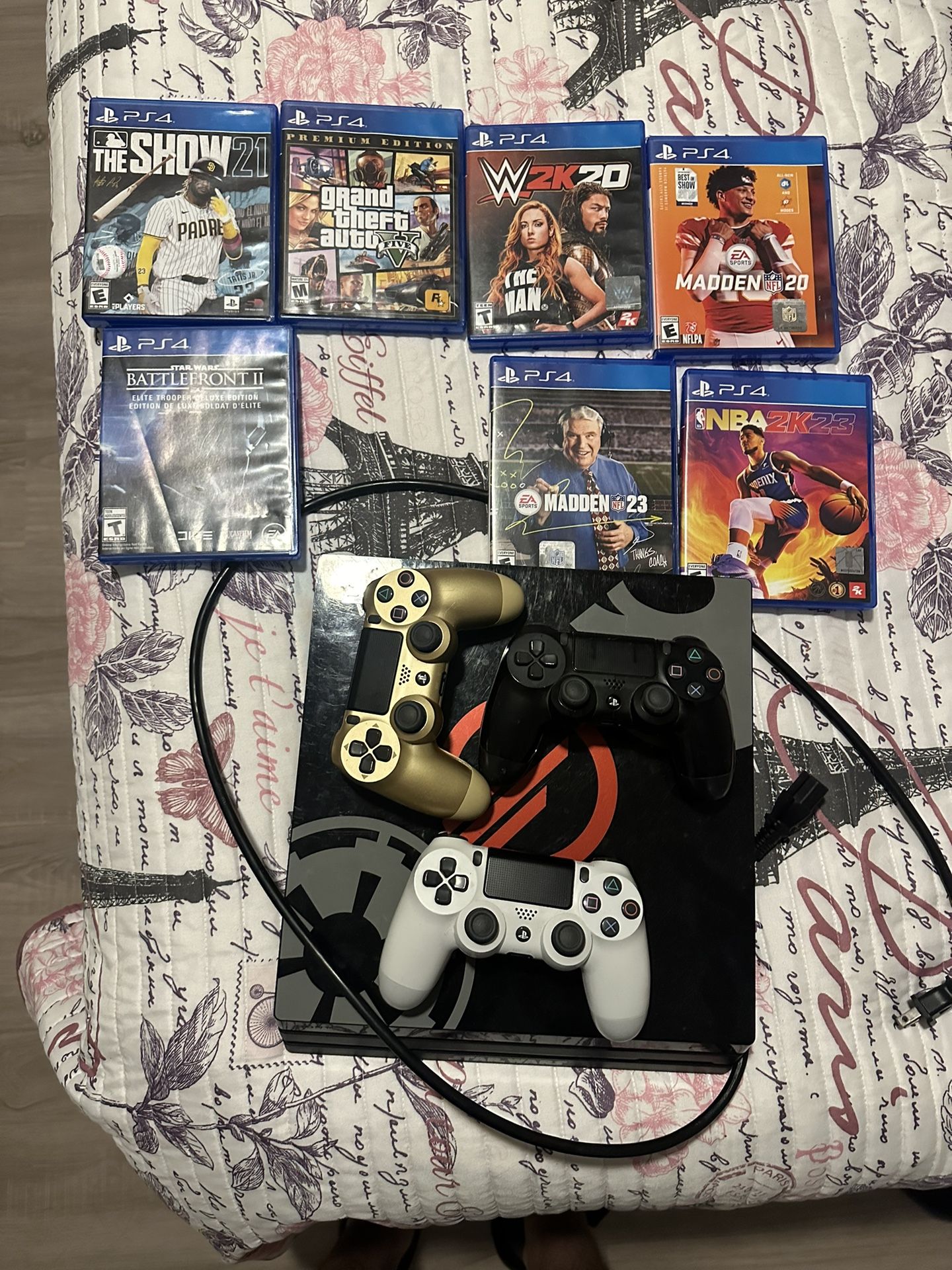 PS4 With Games And Controllers! 
