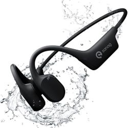 Bone Conduction Headphones Wireless Open Ear Headphones Bluetooth Earbuds with IP67 Waterproof Workout Headphones Built-in Mic Sport Air Conduction He