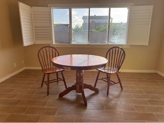 Breakfast Table - All wood table