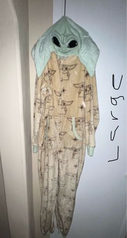 Baby Yoda Onesie/ Jumpsuit size Large/ Adult size