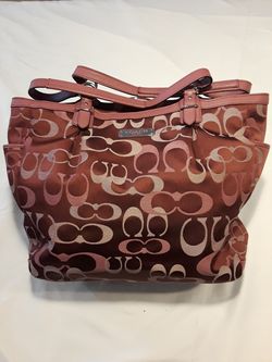New condition COACH - F20442- Gallery Optic Signature Jaquard Tote bag - see description and photos