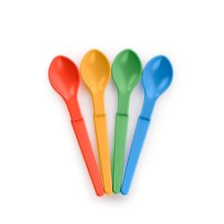 Cucharas para Alimentación Tupperware | Diseño para Colgar en el Borde | Juego de 4