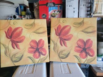 Floral wall art