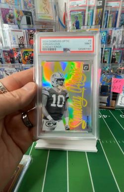 2024 Donruss Optic Jordan Love Sunday Kings PSA 9