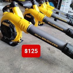 DeWalt 60V Max 129 MPH 423 CFM Brushless Cordless Battery Powered Handheld Leaf Blower.  Tool-Only 