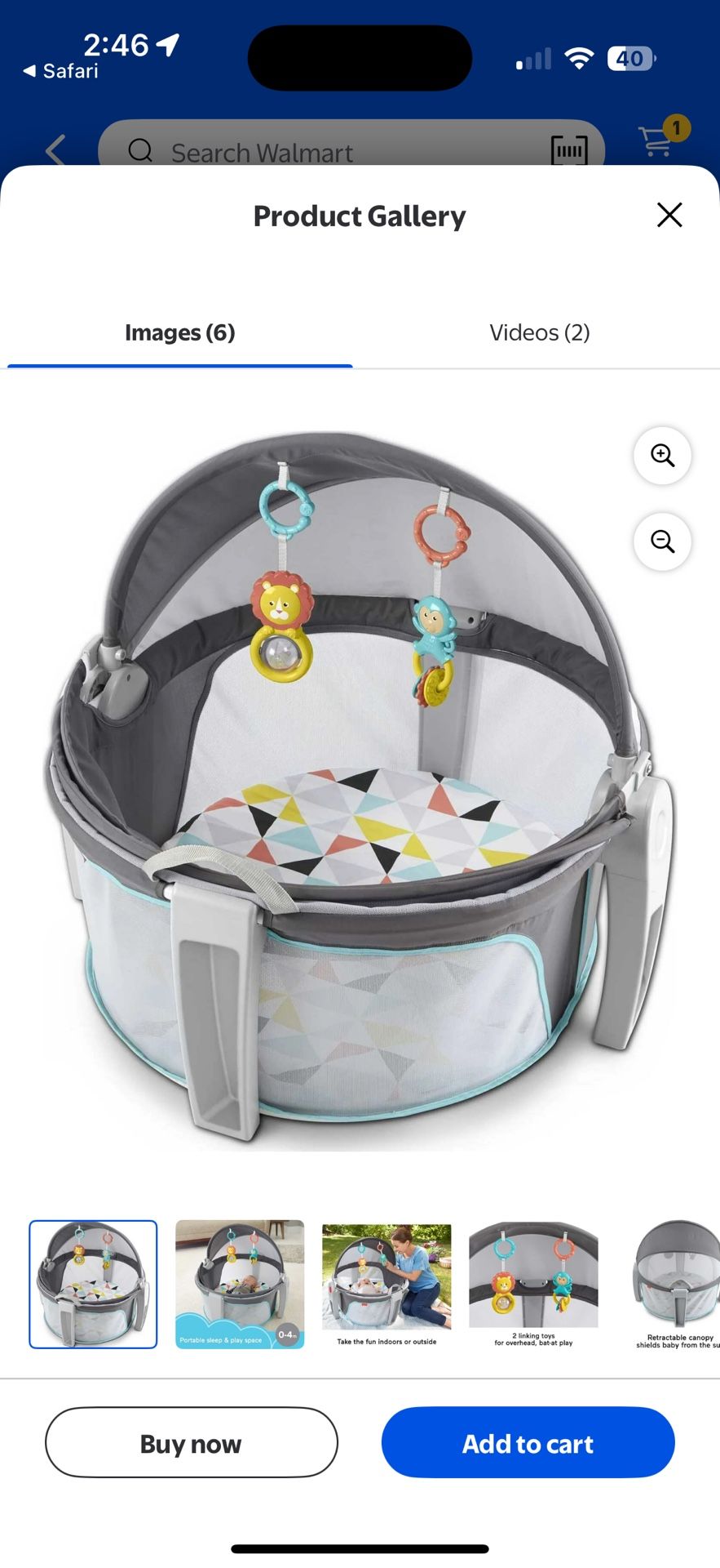 Fisher Price On The Go Infant Dome
