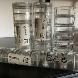 Glass IKEA tea light Holders/$15 Firm