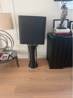 Pair of Authentic Emanuel Ungaro Home designer table lamp .