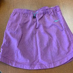 Nwt Nike Women's Small Sportwear Swoosh Woven High Rise Skirt Purple DM6199-507