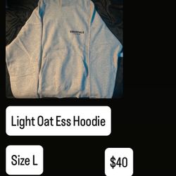 Light Oats Essentials Hoodie