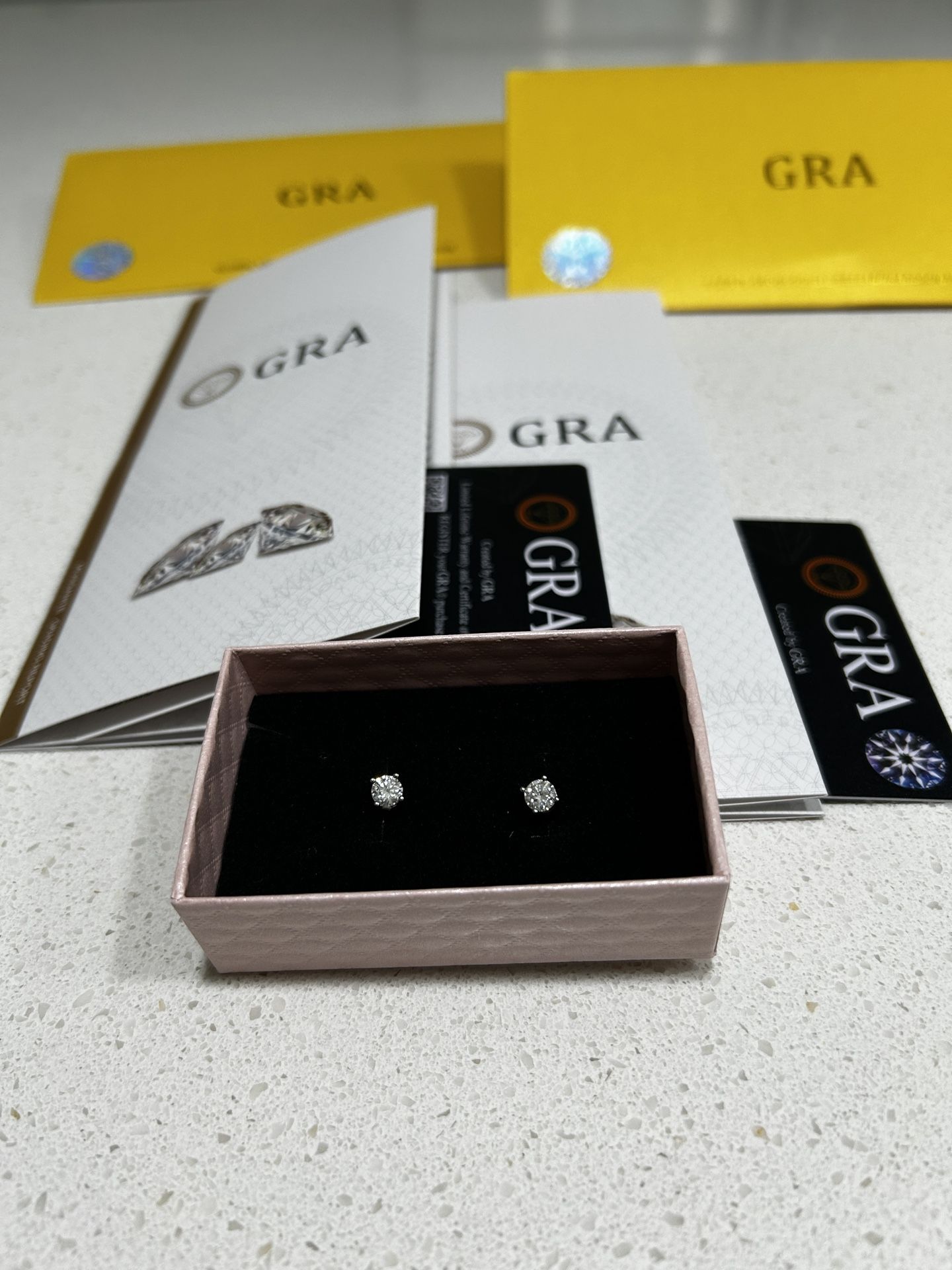 Moissanite Stud Earrings For Men/Women