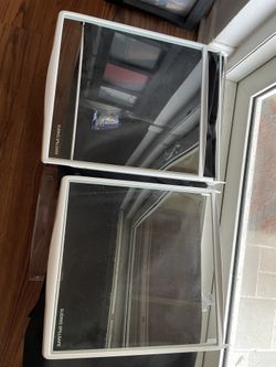 PRICE IS FOR EACH SHELF - 2 Used FRIGIDAIRE glass Spill Safe Shelves with Brackets.