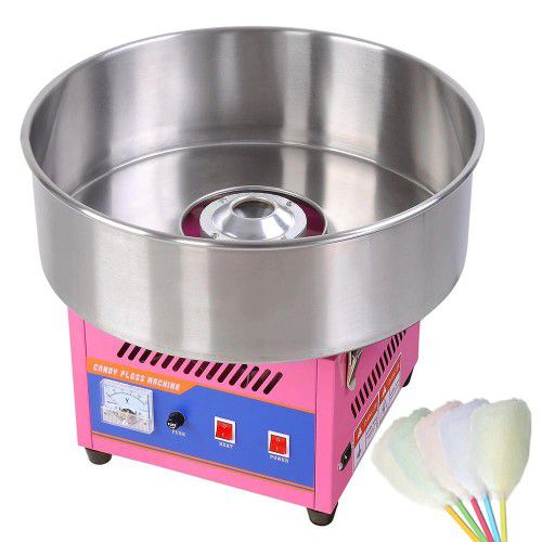 New Pink Commercial Electric Cotton Candy Maker