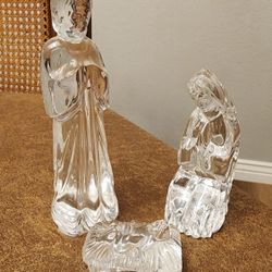 Waterford Crystal Nativity Set of 3