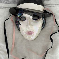 Original Faces By LD, Key West Florida Ceramic Face Mask
