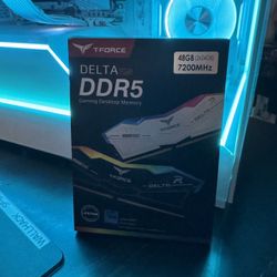 TEAMGROUP T-Force Delta RGB DDR5 Ram 48GB (2x24GB) 7200MHz