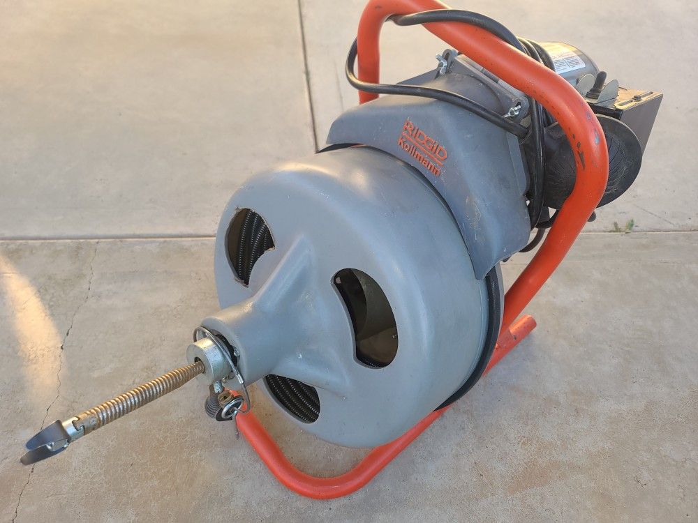 Ridgid Kollmann K-375 Drain Snake Cleaning Machine