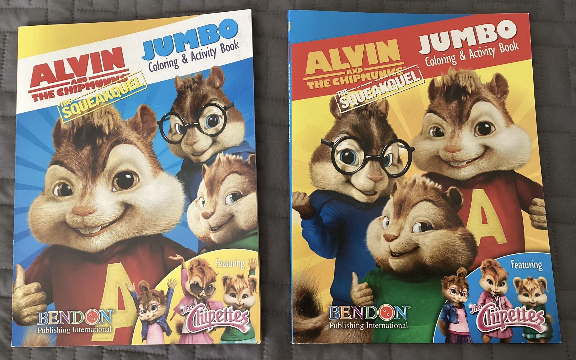 VINTAGE COLORING BOOKS ALVIN AND THE CHIPMUNKS 2 UNUSED —. Asking $5 FOR BOTH TOGETHER
