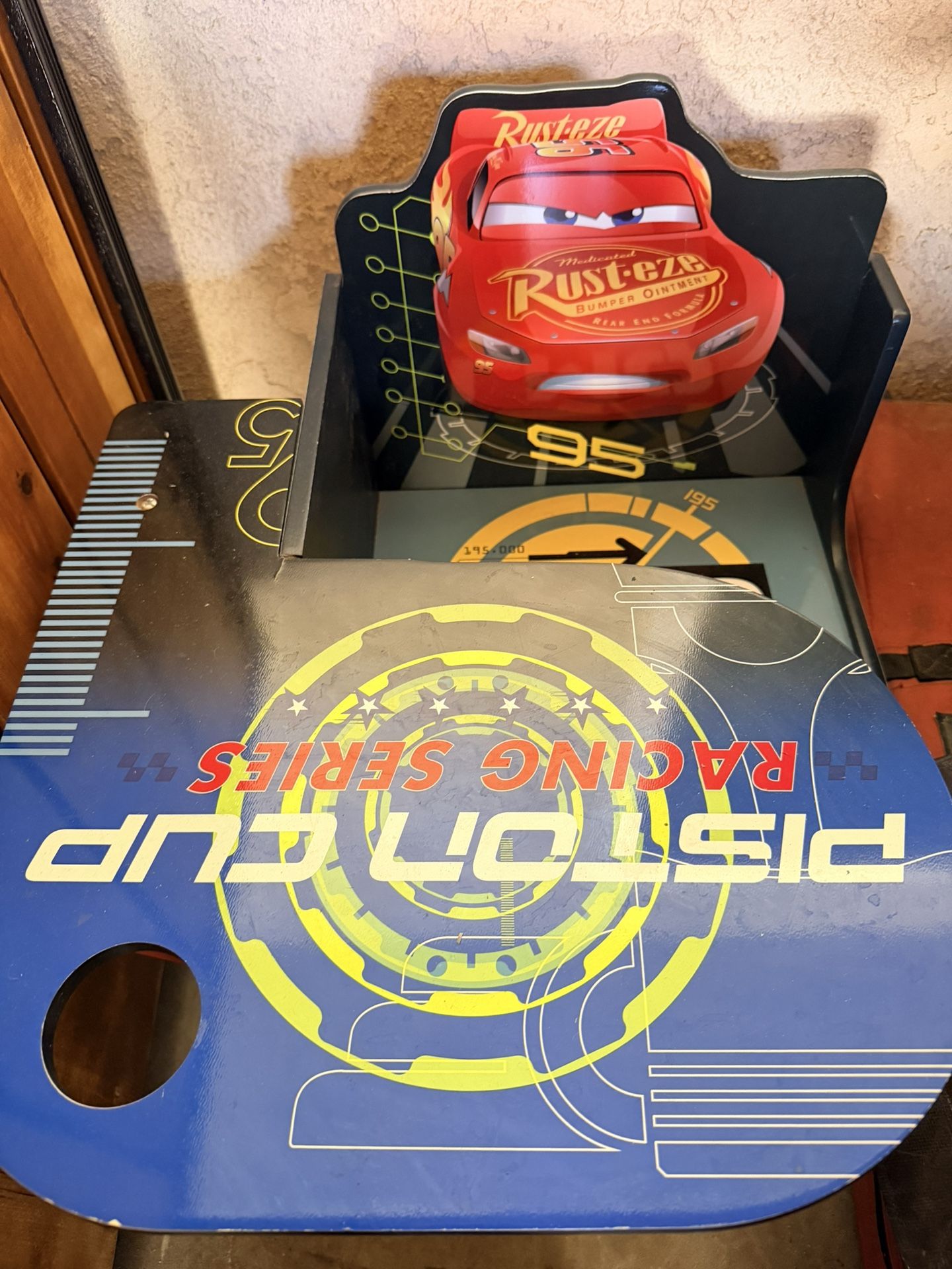 Lightning McQueen Kids Chair Desk