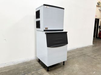 1000 lb Full Square ice maker machine SK-529-1000P+B375 Bin