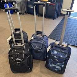NEW High Sierra Carry-on Rolling Backpacks, $49 each