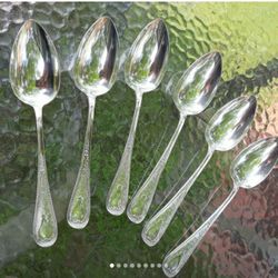 Gorham Sterling Silver Serving Spoons "Hindostanee" 1876, 6 Available
