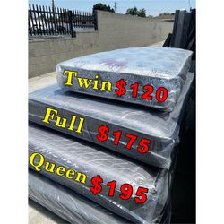 MATTRESS AND BOX SPRING ALL SIZES DIFERENT PRICES