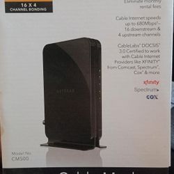 Netgear CM500 High Speed Cable Modem 